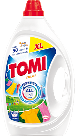Mosógél színes ruhákhoz XL 55 mosás Tomi