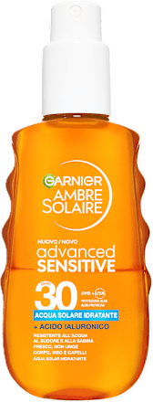Acqua solare idratante advanced SENSITIVE SPF30 GARNIER AMBRE SOLAIRE