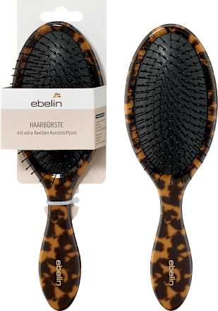 Haarbürste mit Leopardenmuster ebelin