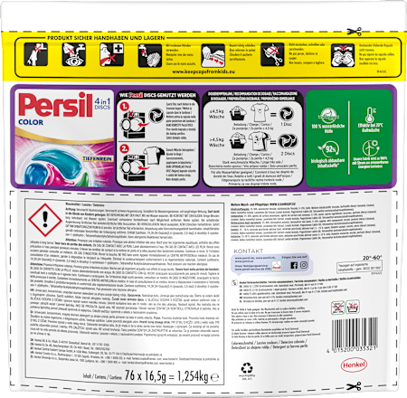 Colorwaschmittel Discs 4in1 Persil