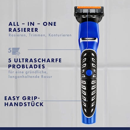 Elektrischer Rasierer, All in One Styler Gillette