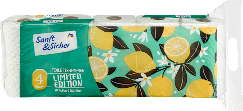 Toilettenpapier Design Edition (10x180 Blatt) Sanft&Sicher