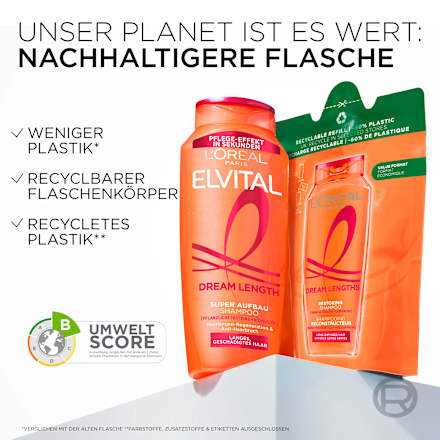 Shampoo Dream Length L'ORÉAL PARiS ELVITAL