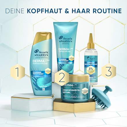 Kopfhautmaske DermaXPro Feuchtigkeits-Ritual inkl. Kopfhautmassager head&shoulders