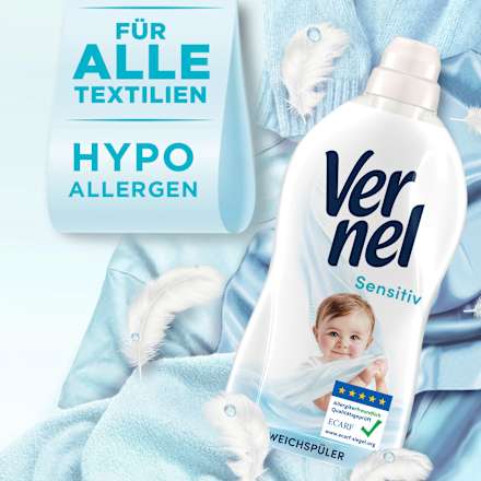 Weichspüler Sensitiv, 50WL Vernel
