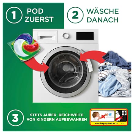 Vollwaschmittel Max Power Pods ARIEL