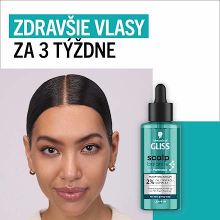 Čistiace sérum na vlasy scalp balance  Schwarzkopf GLISS