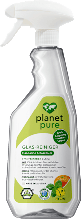 Glas-Reiniger Mandarine & Basilikum planet pure