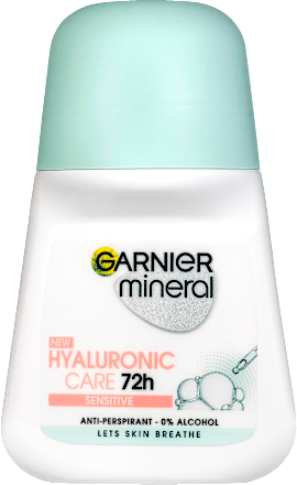 mineral antiperspirant roll-on Hyaluronic Care GARNIER mineral