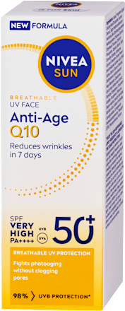 Pleťový opaľovací krém UV Face Anti Age Q10 SPF 50+  NIVEA SUN