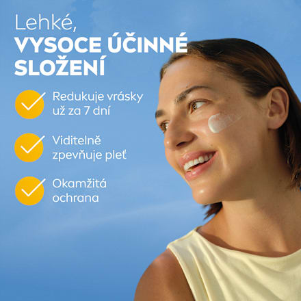 Q10 pleťový krém na opalování proti vráskám SPF 50+ NIVEA SUN