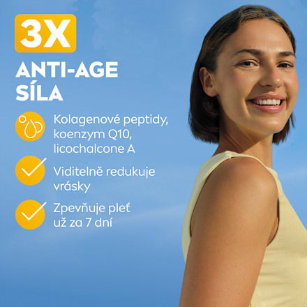 Q10 pleťový krém na opalování proti vráskám SPF 50+ NIVEA SUN
