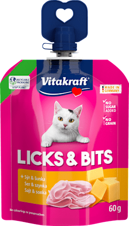 Prigrizek za mačke Licks & Bits Vitakraft