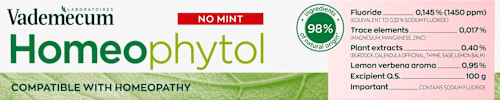Zobna pasta Homéophytol Vademecum