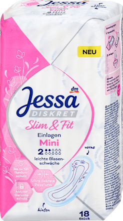 Assorbenti Mini Slim & Fit per incontinenza lieve Jessa DISKRET