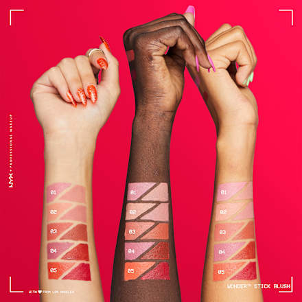 Duo stik rumenilo Wonder Stick – 02 Coral + Deep Peach NYX PROFESSIONAL MAKEUP