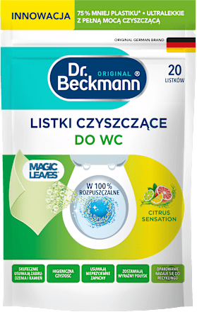 Listki czyszczące do WC Magic Leaves Citrus Sensation Dr. Beckmann