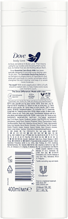 body love tělové mléko Essential Care Dove