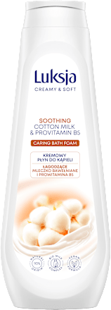 Kremowy płyn do kąpieli Cotton Milk & Provitamin B5 Luksja