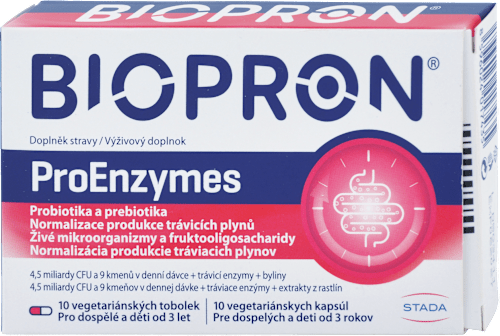 Kapsuly prebiotiká a probiotiká ProEnzymes  BIOPRON