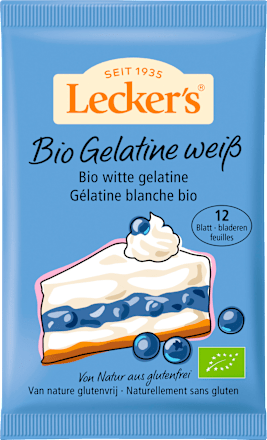 Żelatyna w listkach BIO Lecker's