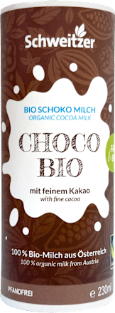 Napój mleczny z czekoladą BIO Schweitzer