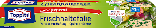 Folie alimentară cu sistem Easy-Cut 20m Toppits