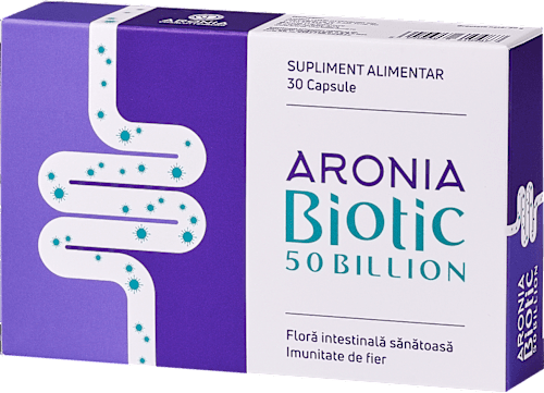 Biotic 50 Billion — probiotic și prebiotic premium Aronia Charlottenburg