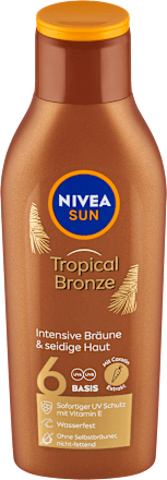 mléko na opalování Tropical Bronze SPF6 NIVEA SUN