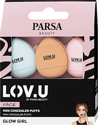 LOV.U set mini bureți PARSA BEAUTY