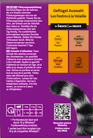 Nassfutter Katze 7+ Geflügelauswahl Whiskas