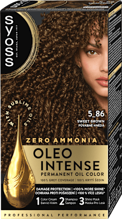 barva na vlasy Půvabně hnědý 5-86 Syoss Oleo Intense