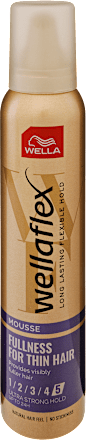 Hajhab Fullness for Thin Hair Ultra Strong Hold, vékony hajra Wellaflex