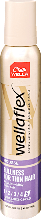 Hajhab Fullness for Thin Hair Ultra Strong Hold, vékony hajra Wellaflex