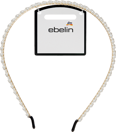 Haarreif mit Perlen ebelin