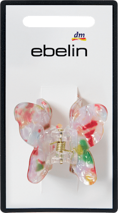 Haarklammer Schmetterling, bunt ebelin