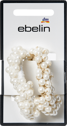 Haargummis mit Perlen ebelin