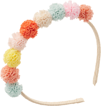 Haarreif Pom-Poms ebelin