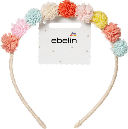 Haarreif Pom-Poms ebelin