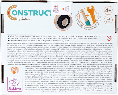 Holzspielzeug Construct Lokomotive Eichhorn
