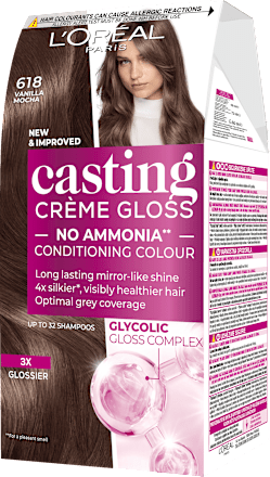 Боя за коса без амоняк, Nr.618 Vanilla Mocha L'ORÉAL PARiS casting CRÈME GLOSS