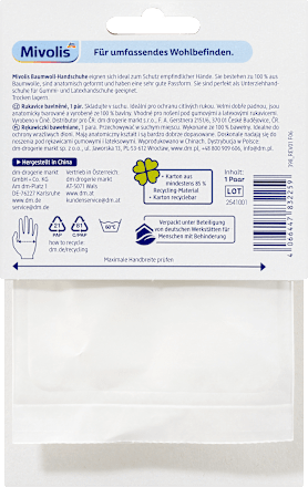 Baumwoll-Handschuhe (1 Paar) Mivolis