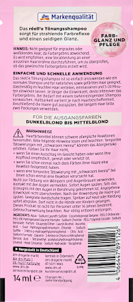 Tónovací šampón - 7.4 Kupfer Gold réell‘e