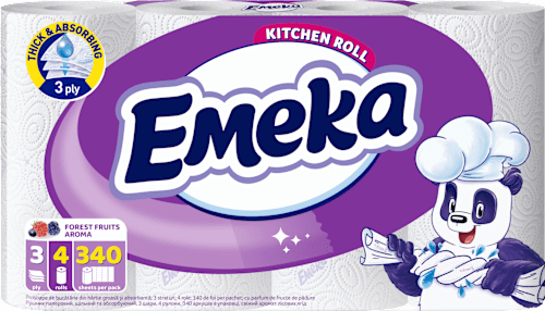 Кухненска ролка, трипластова, 340 къса Emeka