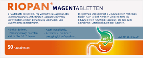 RIOPAN Magen Kautabletten 800 mg Magaldrat RIOPAN