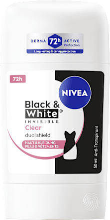 Antitranspirant Deostick Black & White Invisible Clear NIVEA