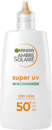Opaľovací fluid Super UV Niacinamide SPF 50+  Garnier Ambre Solaire