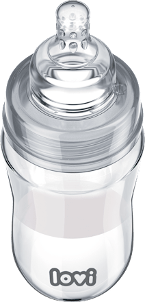 Butelka szklana 3 m+, 250 ml LOVI
