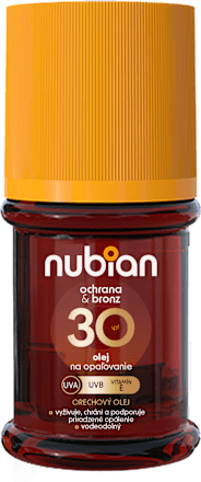 olej na opalování SPF30 NUBIAN