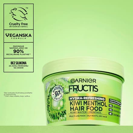 KIWI MENTHOL HAIR FOOD maska za kosu GARNIER FRUCTIS